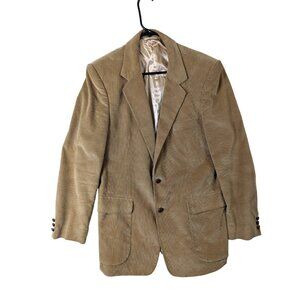 Vintage Alpha Richard Corduroy Blazer Jacket Men 42L Y2K Grandpacore Professor